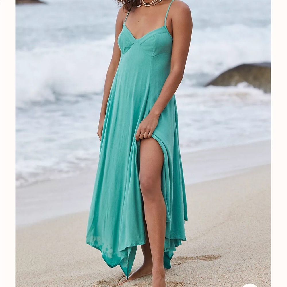 free people deep sea maxi dress